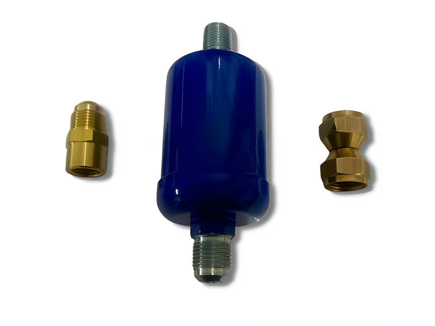 Niple conector junto con niple para toroidal y filtro carbon activado