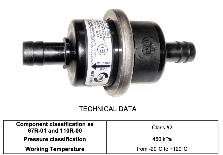 FILTRO DE GAS VAPOR