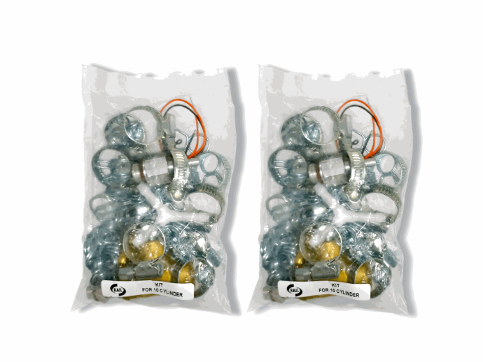 PAQUETE DE ABRAZADERAS PARA EQUIPO 10 CIL