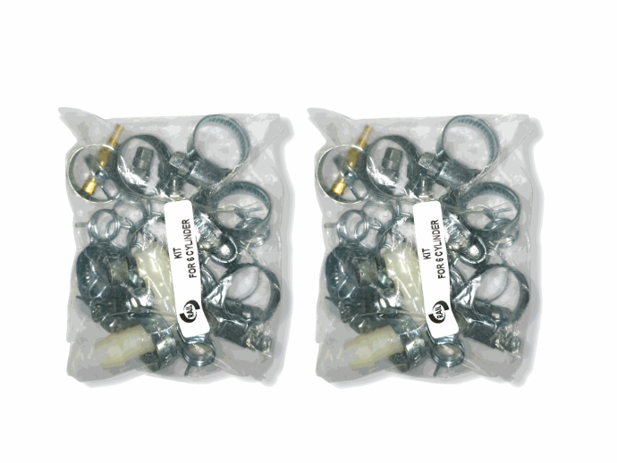 PAQUETE DE ABRAZADERAS PARA EQUIPO 6 CIL