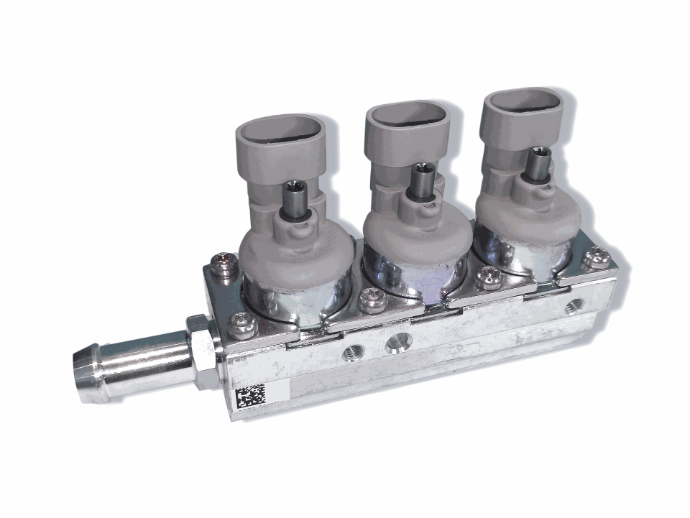 RIELES DE 3 INYECTORES