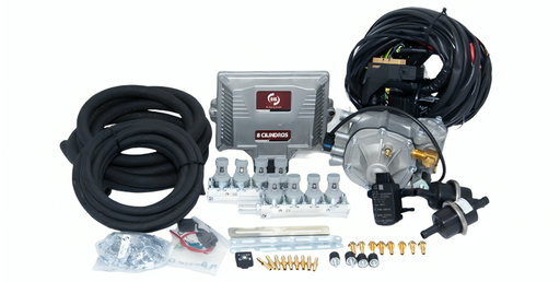 [RAIL-8CIL] KIT EQUIPO GAS LP 8/C/S