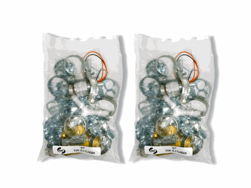 [RAIL-PAQABRA10] PAQUETE DE ABRAZADERAS PARA EQUIPO 10 CIL