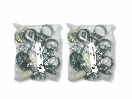 [RAIL-PAQABRA6] PAQUETE DE ABRAZADERAS PARA EQUIPO 6 CIL